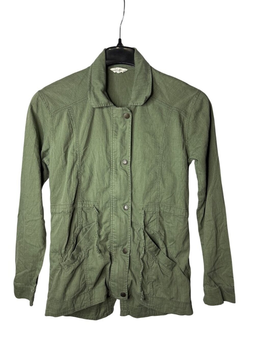 Abercrombie & Fitch Womens Lightweight Utility Jacket Size XS Army Green Olive